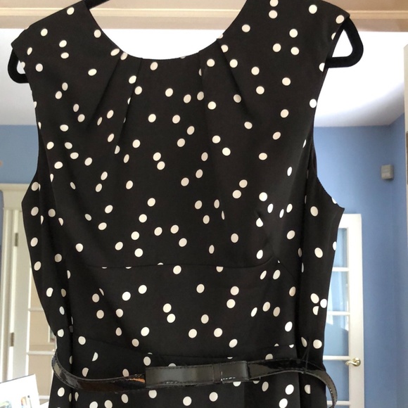 White House Black Market Dresses & Skirts - WHBM Black Dress with White Dots